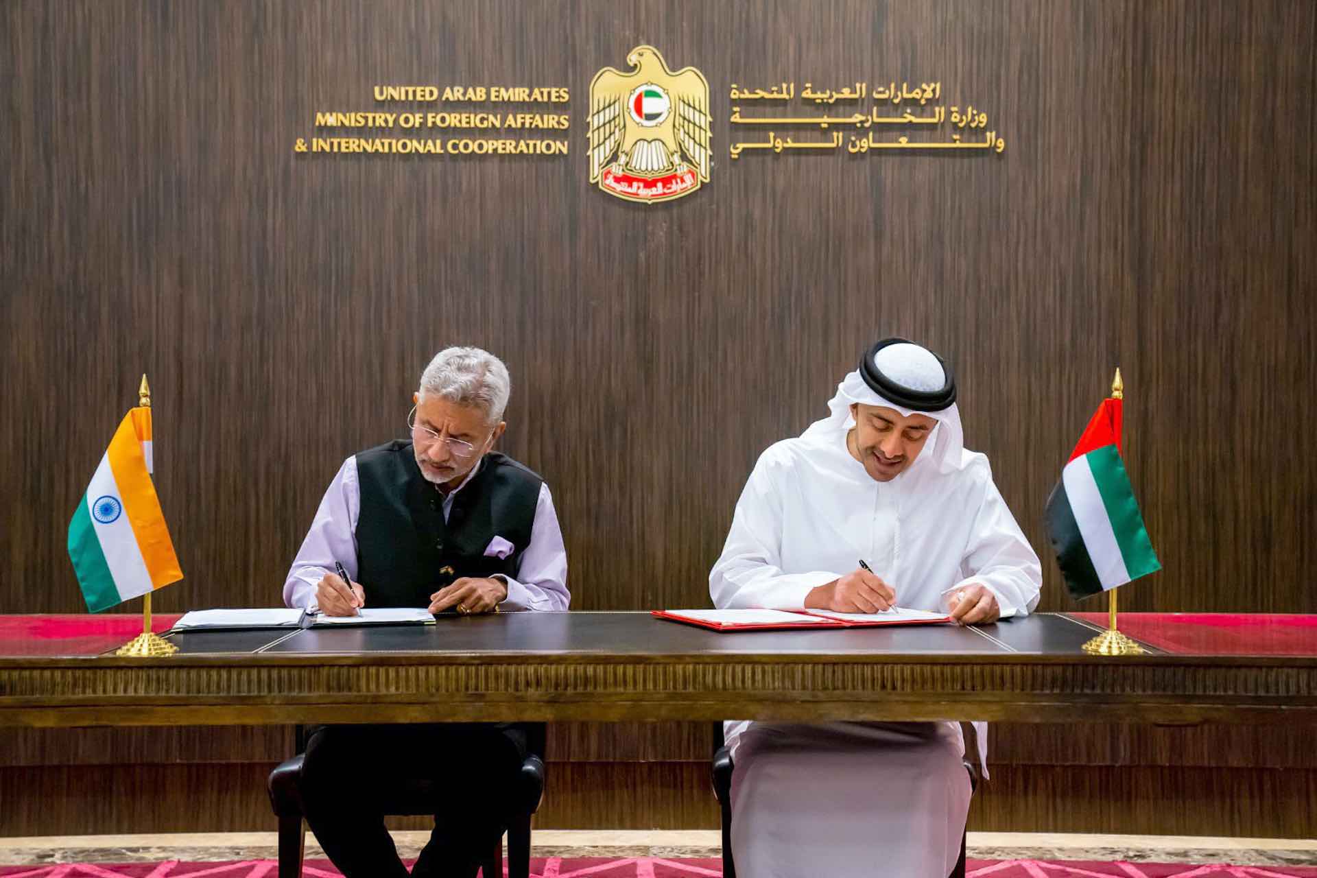 Abdullah bin Zayed chairs the UAE-India Joint Committee